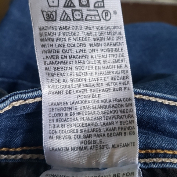 Levi's demi curve medium wash denim blue jeans Size 5S - Picture 7 of 10